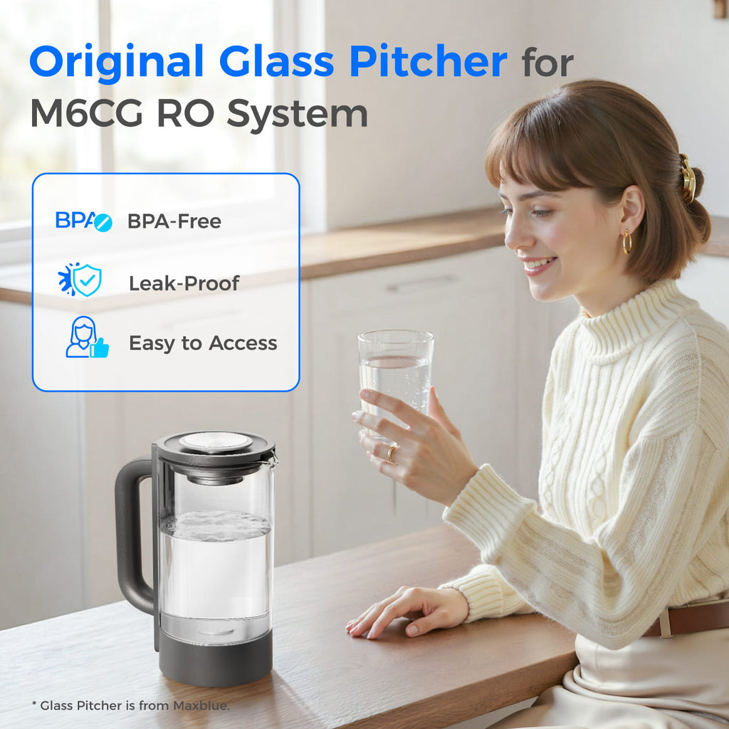 Water Pitcher for M6H & M6CG Countertop Reverse Osmosis System