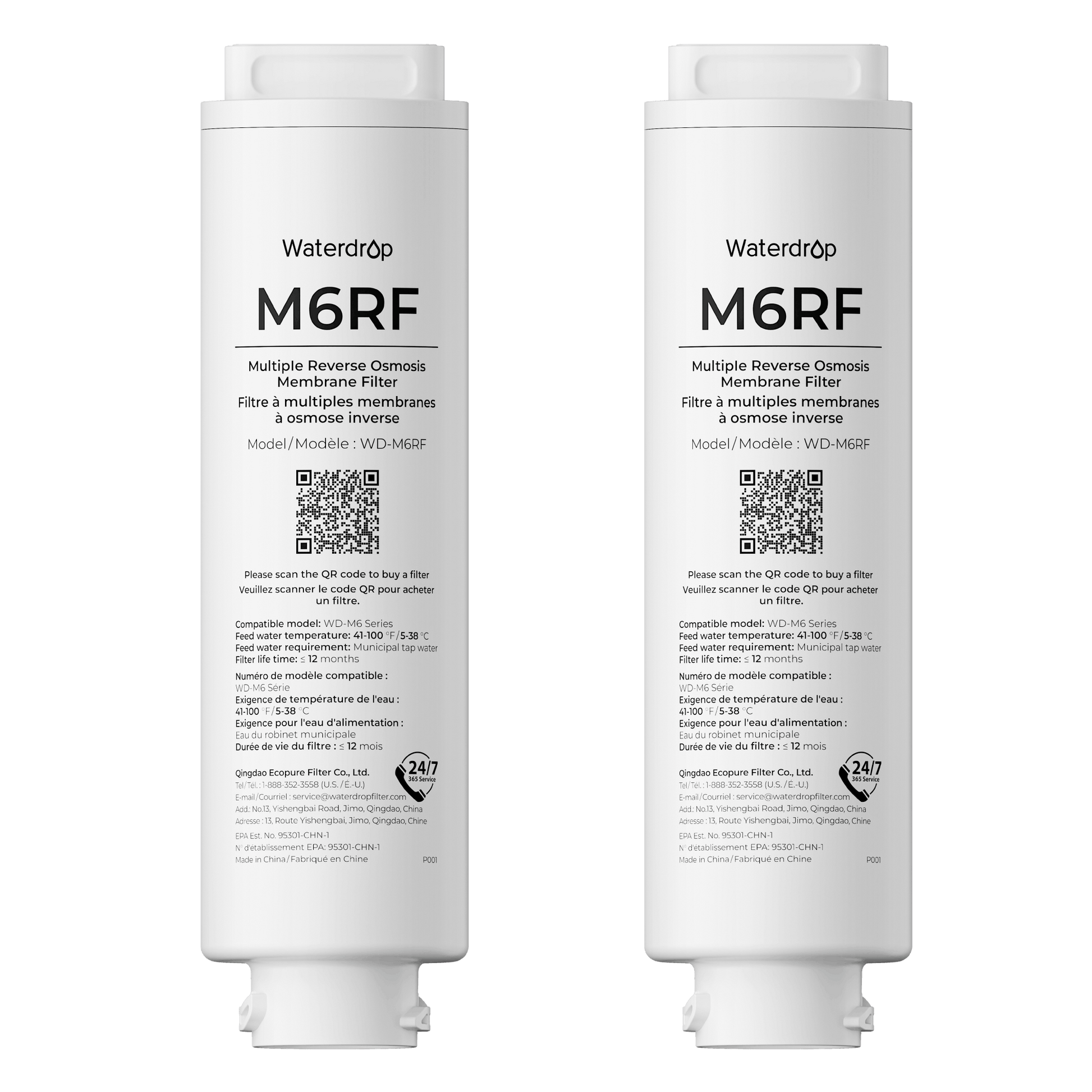 Two-Year Replacement Filters For M6H