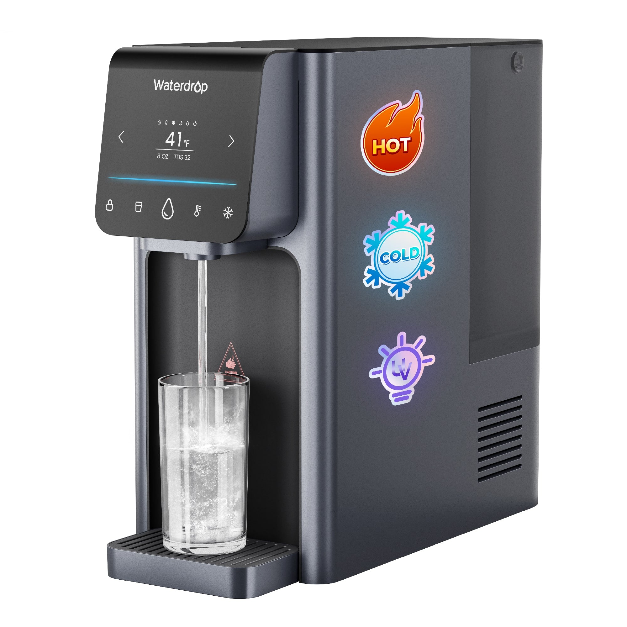 Waterdrop Reverse Osmosis Hot Cold Water Dispenser, A1 - Thumbnail 3