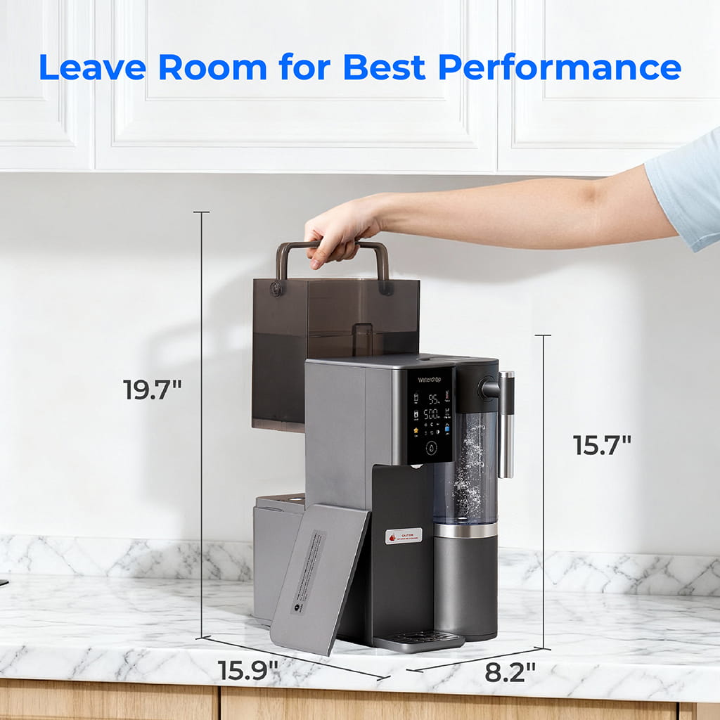 Waterdrop Remineralization Hot Cold RO Water Dispenser,  A2G