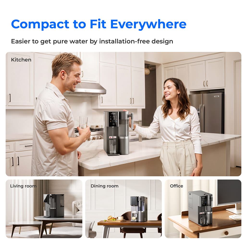 Waterdrop Remineralization Hot Cold RO Water Dispenser,  A2G