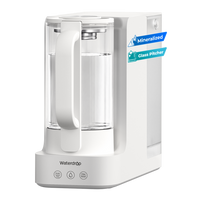 Waterdrop C2SL Countertop Mineral Reverse Osmosis System with Glass Pitcher