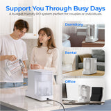 Waterdrop C2SL Countertop Mineral Reverse Osmosis System with Glass Pitcher