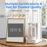 Waterdrop C2SL Countertop Mineral Reverse Osmosis System with Glass Pitcher