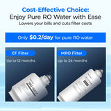 Waterdrop Reverse Osmosis Water Filtration System for Home, G2P600