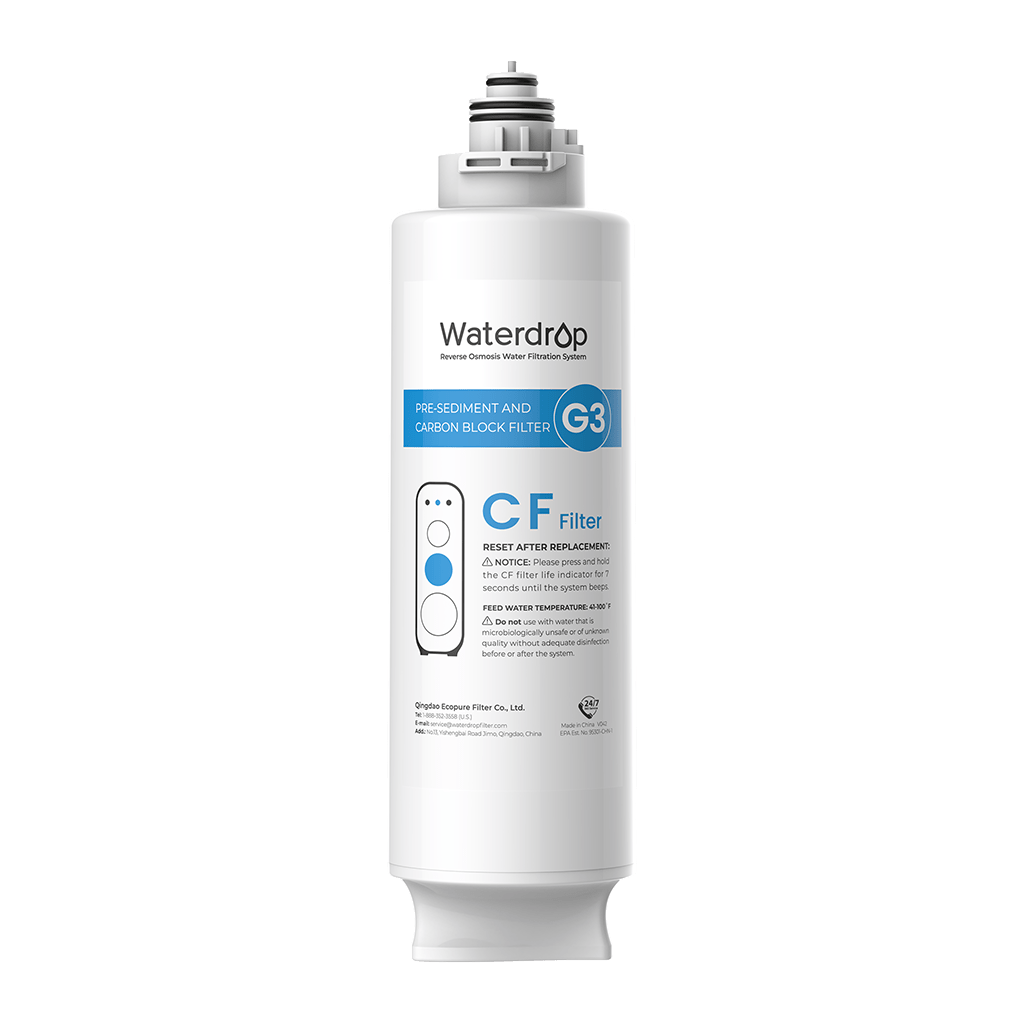 CF Filter for Waterdrop G3P800 & G3P600 & G3 Reverse Osmosis System