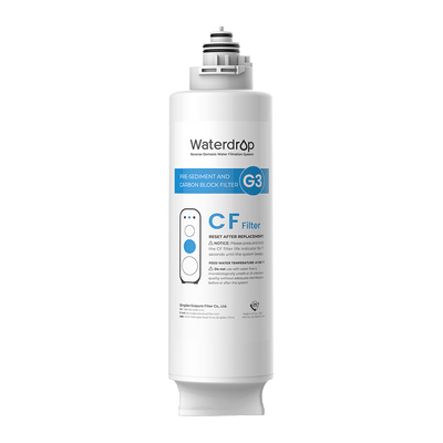 CF Filter for Waterdrop G3P800 & G3P600 & G3 Reverse Osmosis System