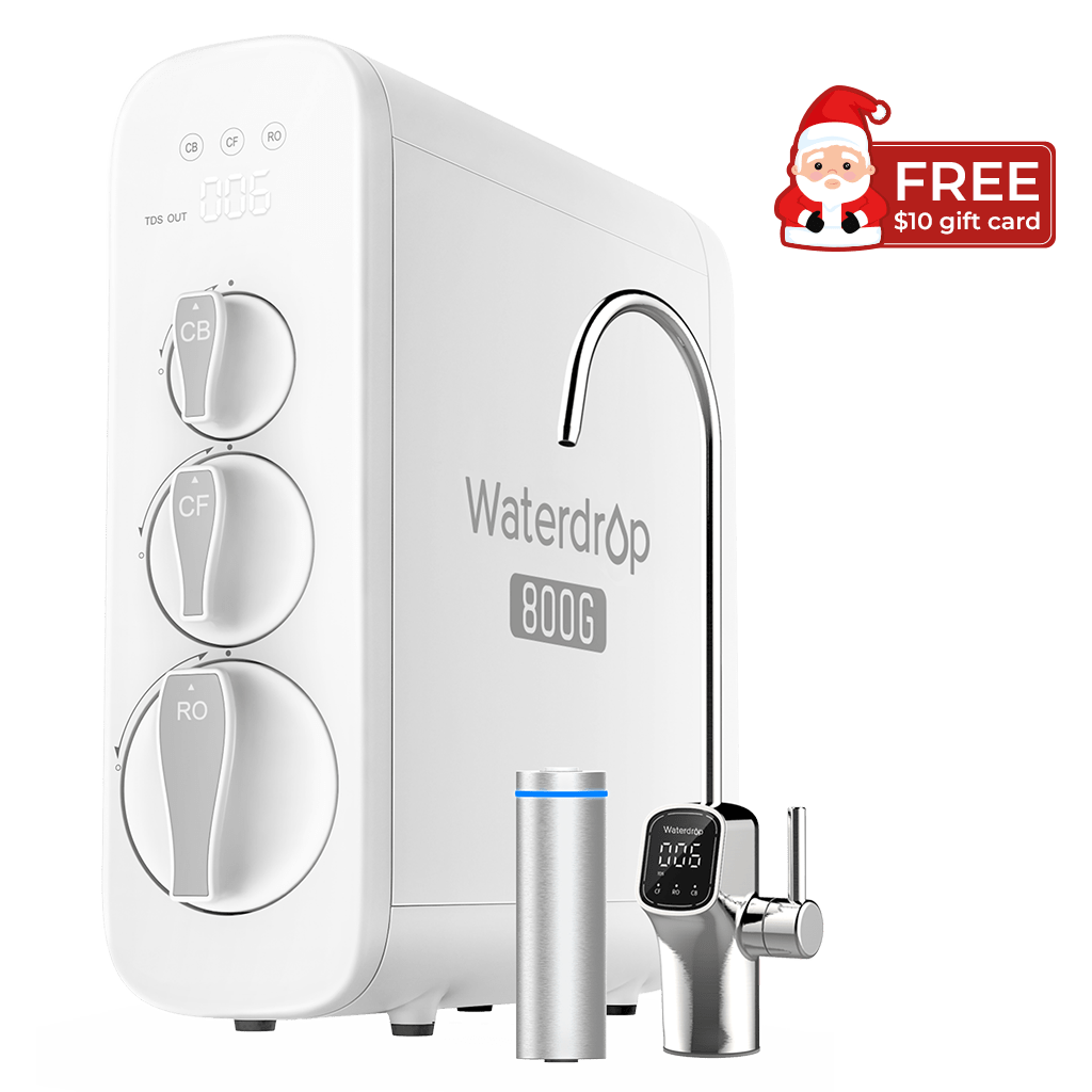 800 GPD Tankless RO System with UV Sterilizing Light - Waterdrop G3P800