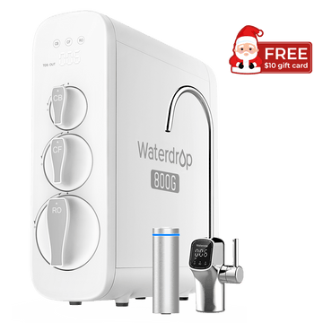 800 GPD Tankless RO System with UV Sterilizing Light - Waterdrop G3P800