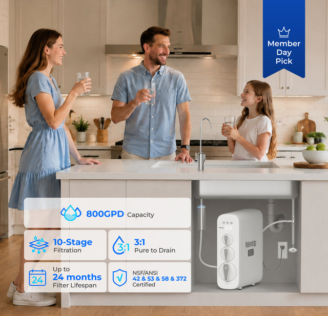 800 GPD Tankless Reverse Osmosis System - Waterdrop G3P800