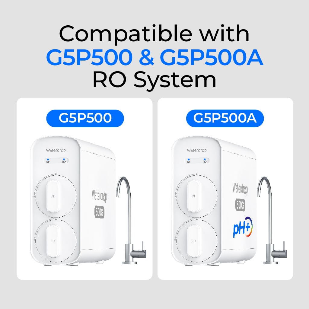 G5P500-RO Filter for Waterdrop G5P500 & G5P500A Reverse Osmosis System