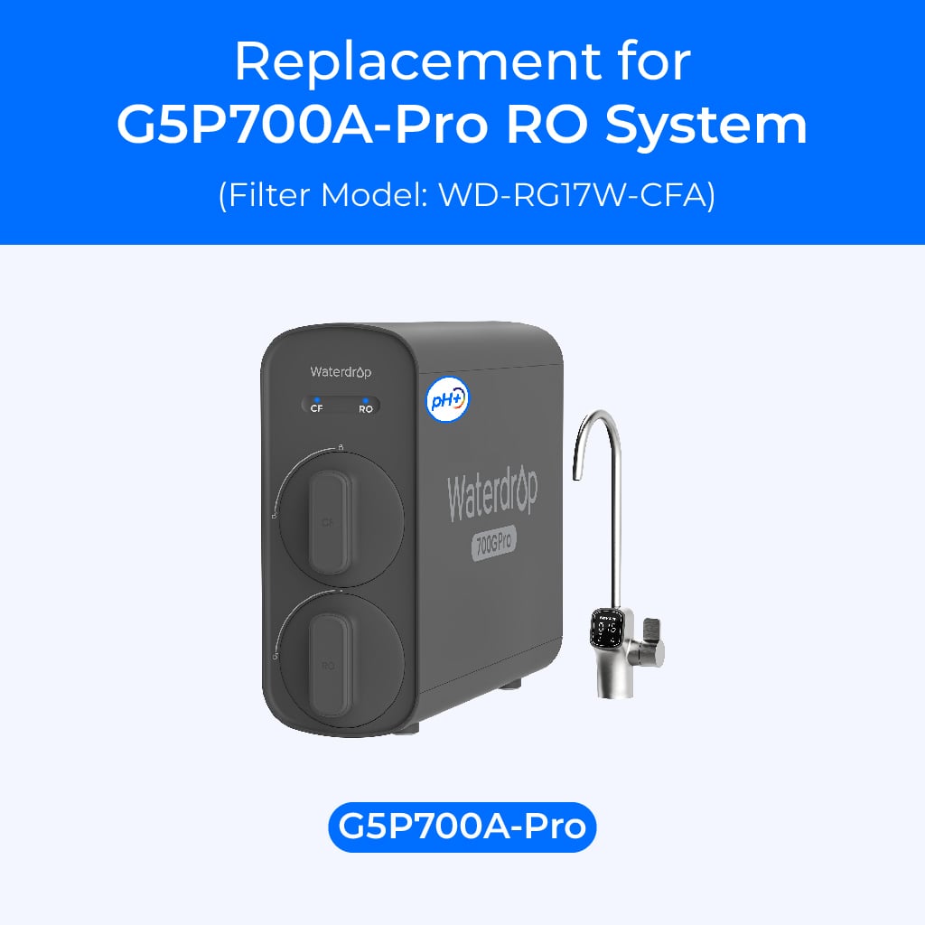 G5P700A-PRO-CF Filter for Waterdrop G5P700A-PRO Alkaline RO System