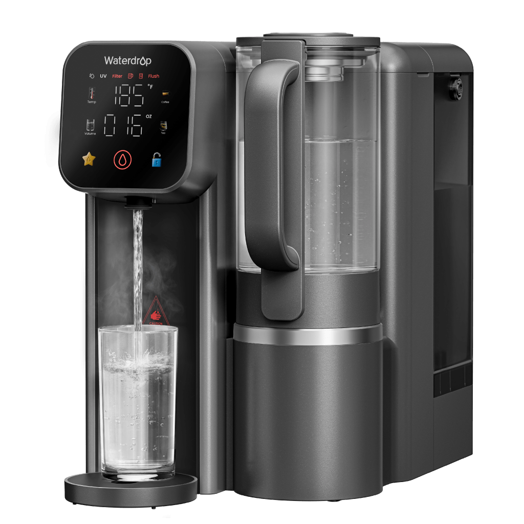 Waterdrop M6H Instant Hot Reverse Osmosis System, Countertop RO Filter