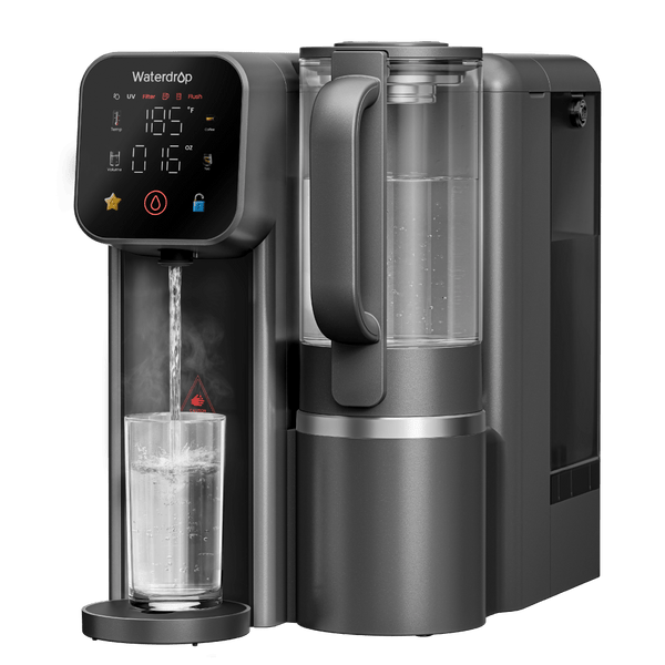 Waterdrop M6H Instant Hot Reverse Osmosis System, Countertop RO Filter