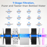 Waterdrop M6H Instant Hot Reverse Osmosis System, Countertop RO Filter