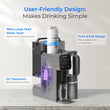 Waterdrop M6H Instant Hot Reverse Osmosis System, Countertop RO Filter