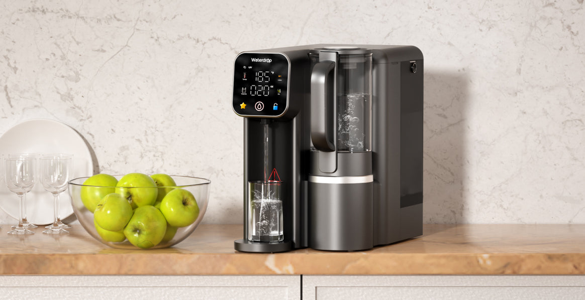 Waterdrop M6H Instant Hot Reverse Osmosis System, Countertop RO Filter