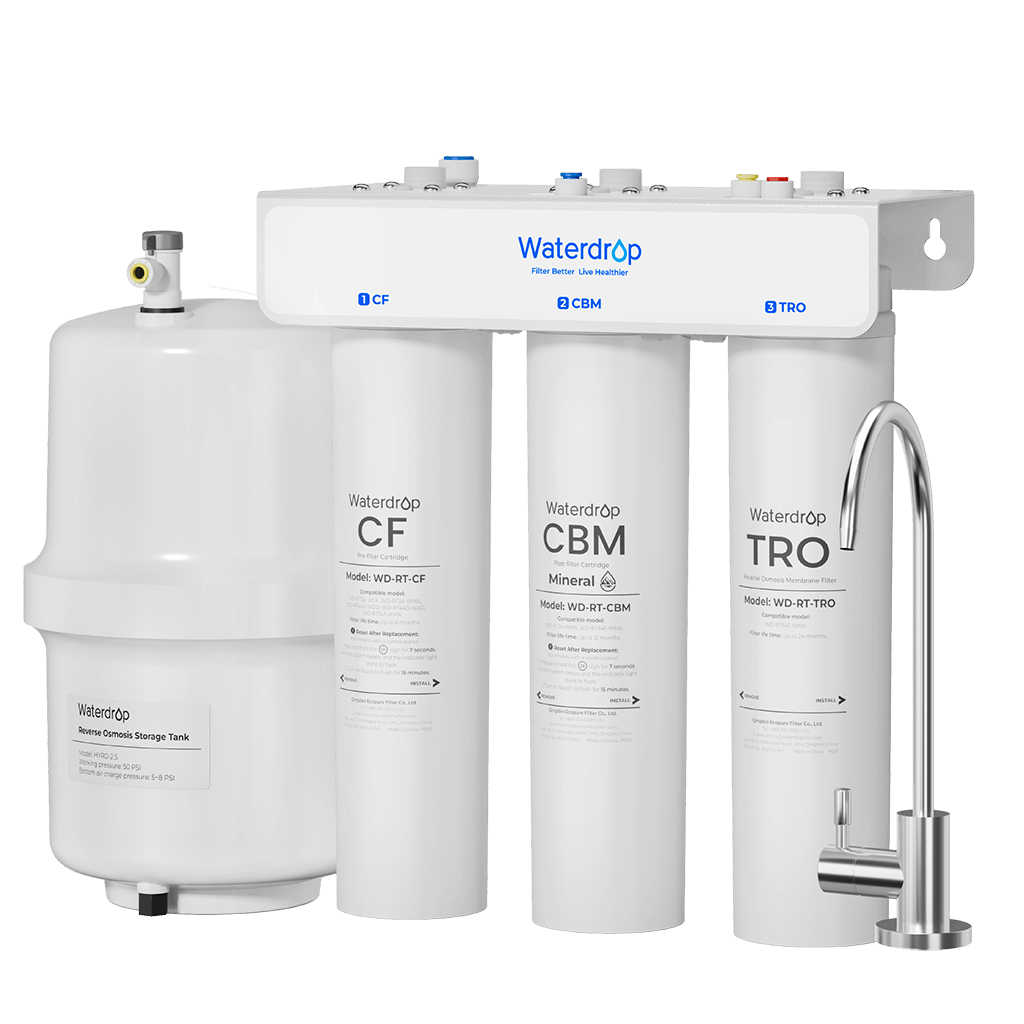 Waterdrop WD-T3-T Remineralization Reverse Osmosis System with Water Tank