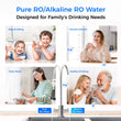 Waterdrop T4-A 450GPD Alkaline Dual Flow Reverse Osmosis System