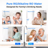 Waterdrop T4-A 450GPD Alkaline Dual Flow Reverse Osmosis System