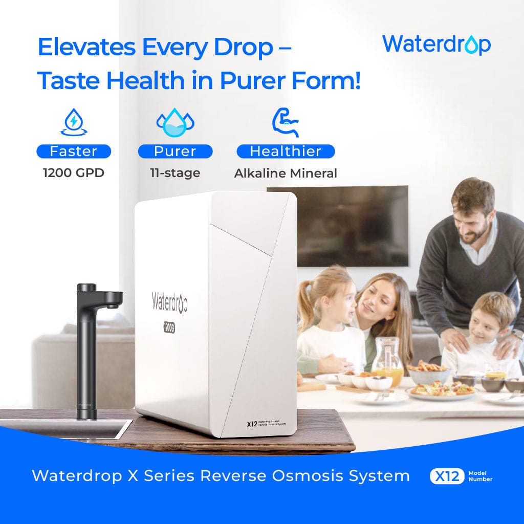 Waterdrop X12-B Reverse Osmosis System with 2-Years Extended Warranty - Thumbnail 4