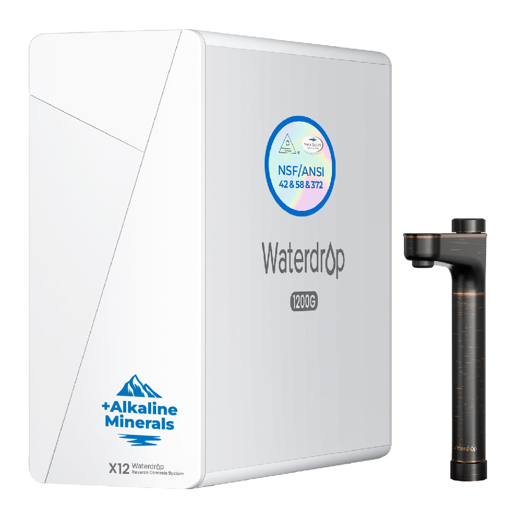 Waterdrop X Series Reverse Osmosis System, X12-Bronze