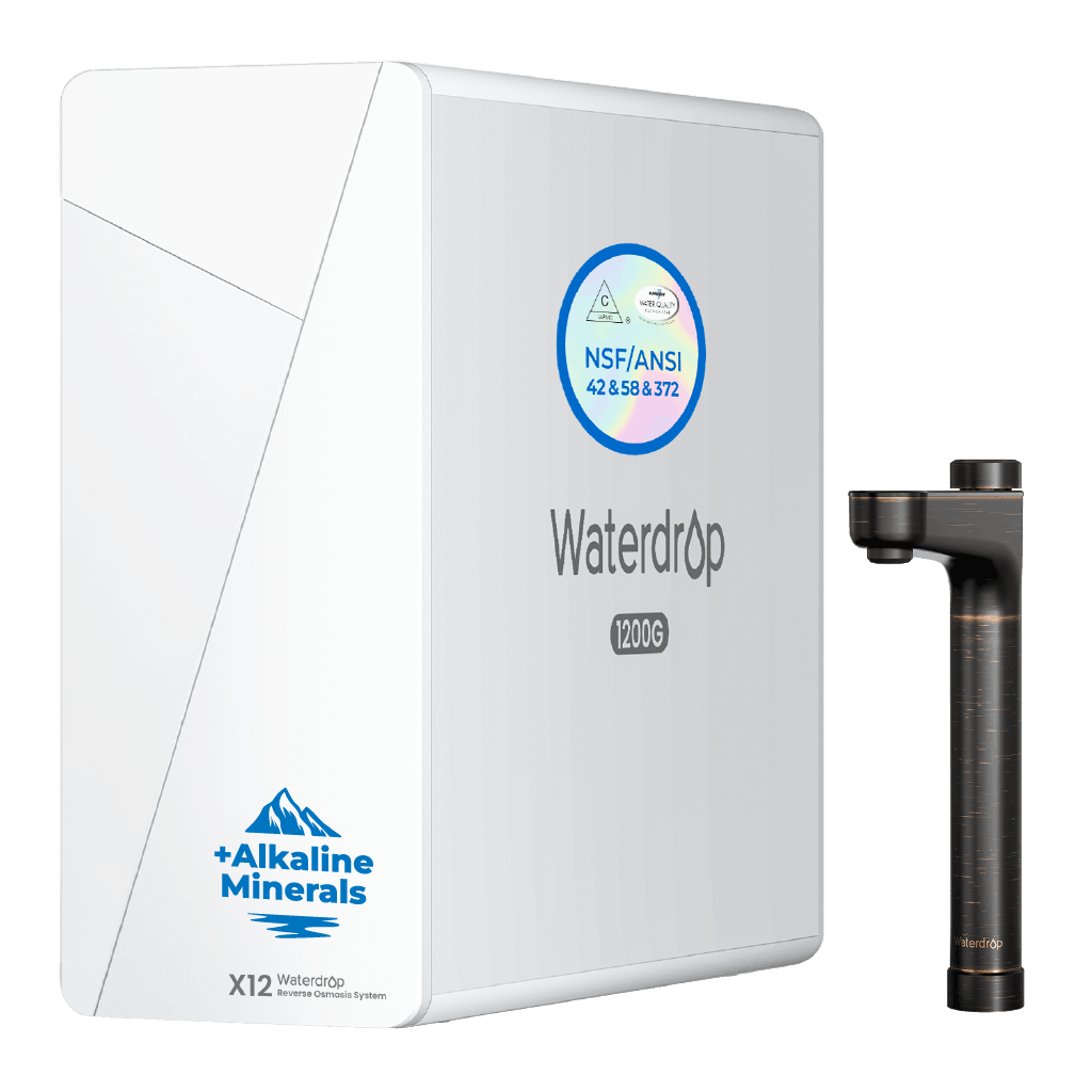 Waterdrop X Series Reverse Osmosis System, X12-Bronze