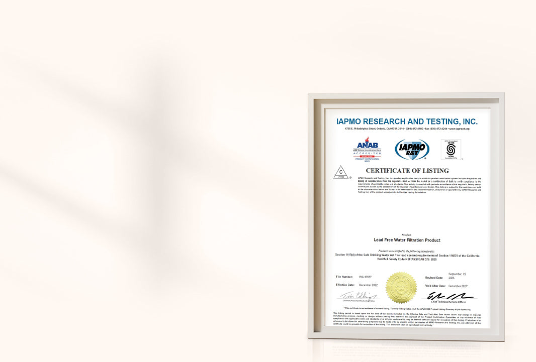 NSF/ANSI 372 Certified