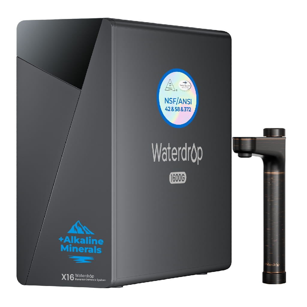 Waterdrop X Series Reverse Osmosis System, X16-Bronze