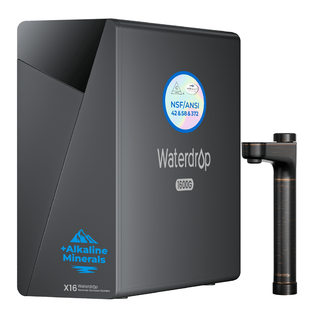 Waterdrop X Series Reverse Osmosis System, X16-Bronze