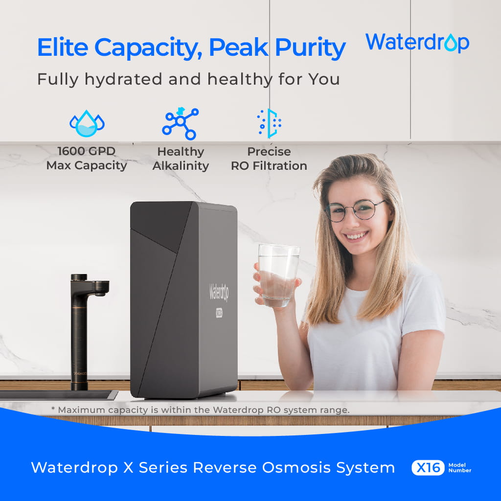 Waterdrop X Series Reverse Osmosis System, X16-Bronze