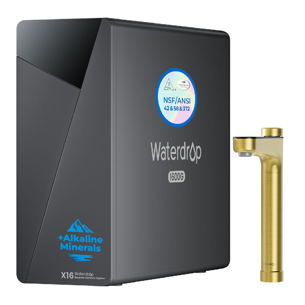 Waterdrop X Series Reverse Osmosis System, X16-Gold