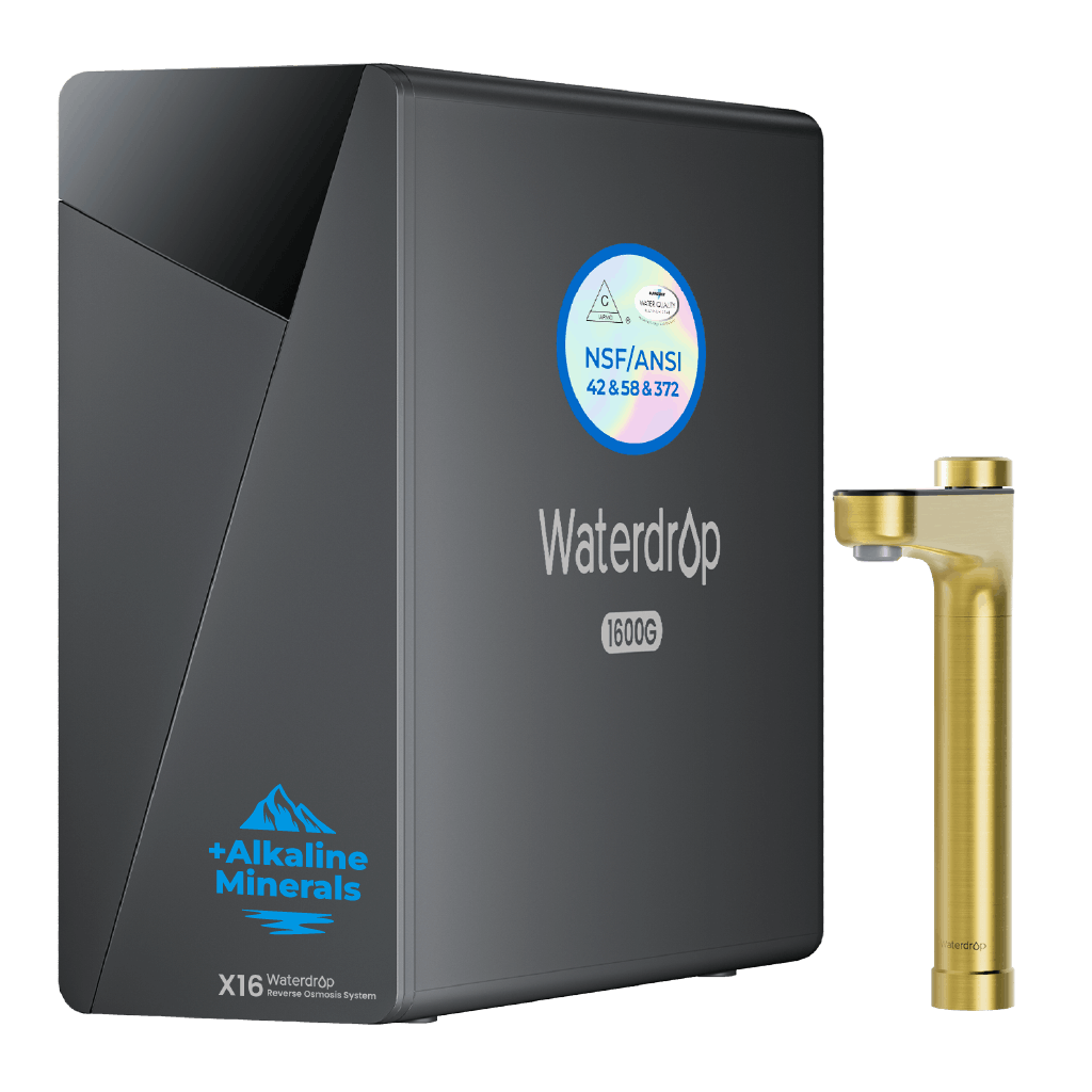 Waterdrop X Series Reverse Osmosis System, X16-Gold