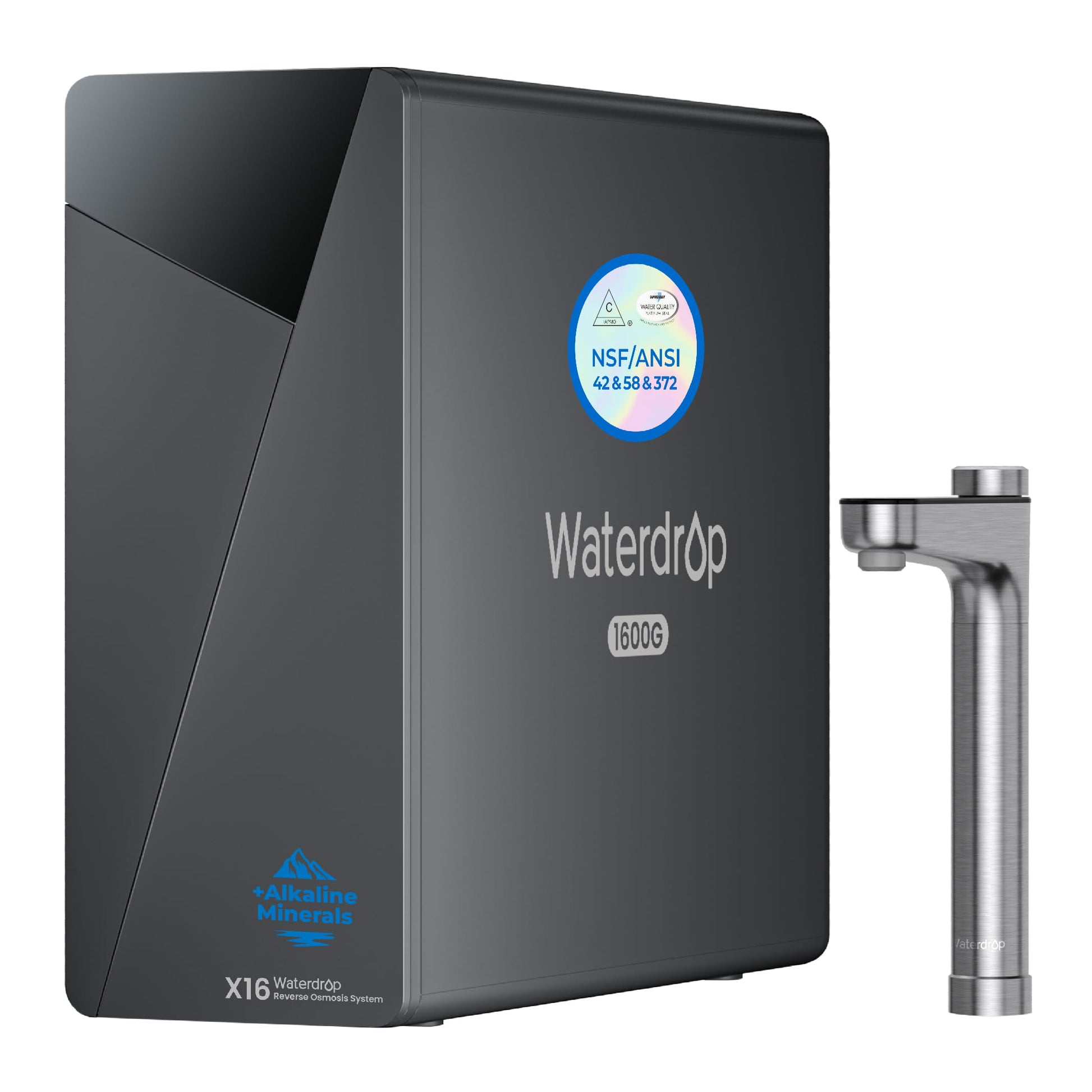 Waterdrop X Series Undersink Reverse Osmosis System, X16-S