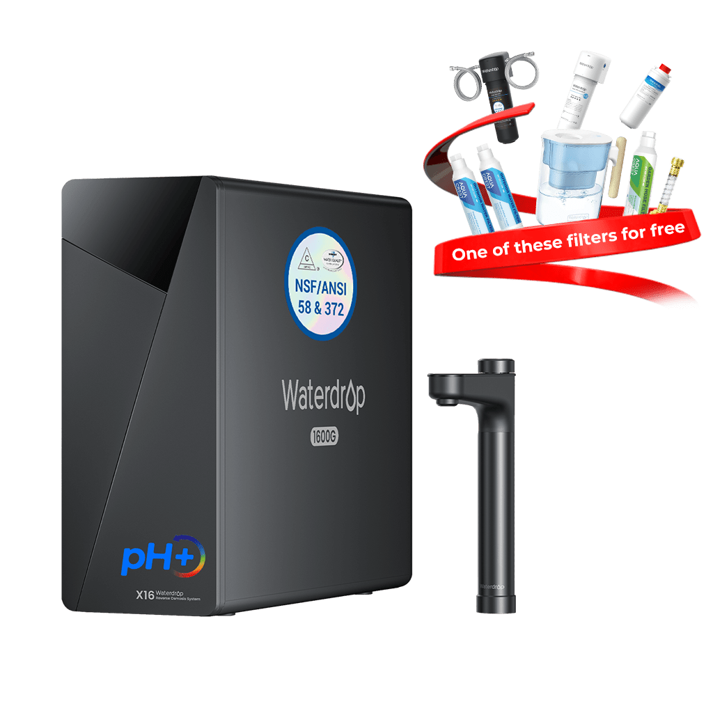 Waterdrop X Series Undersink Reverse Osmosis System, X16
