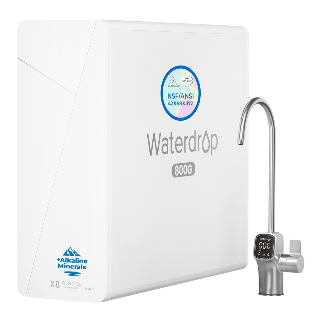 Waterdrop X Series Alkaline Reverse Osmosis System, X8-A