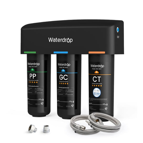 3-stage Under Counter Direct Connect Filtration System Waterdrop TSA