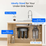 3-stage Under Counter Direct Connect Filtration System Waterdrop TSA