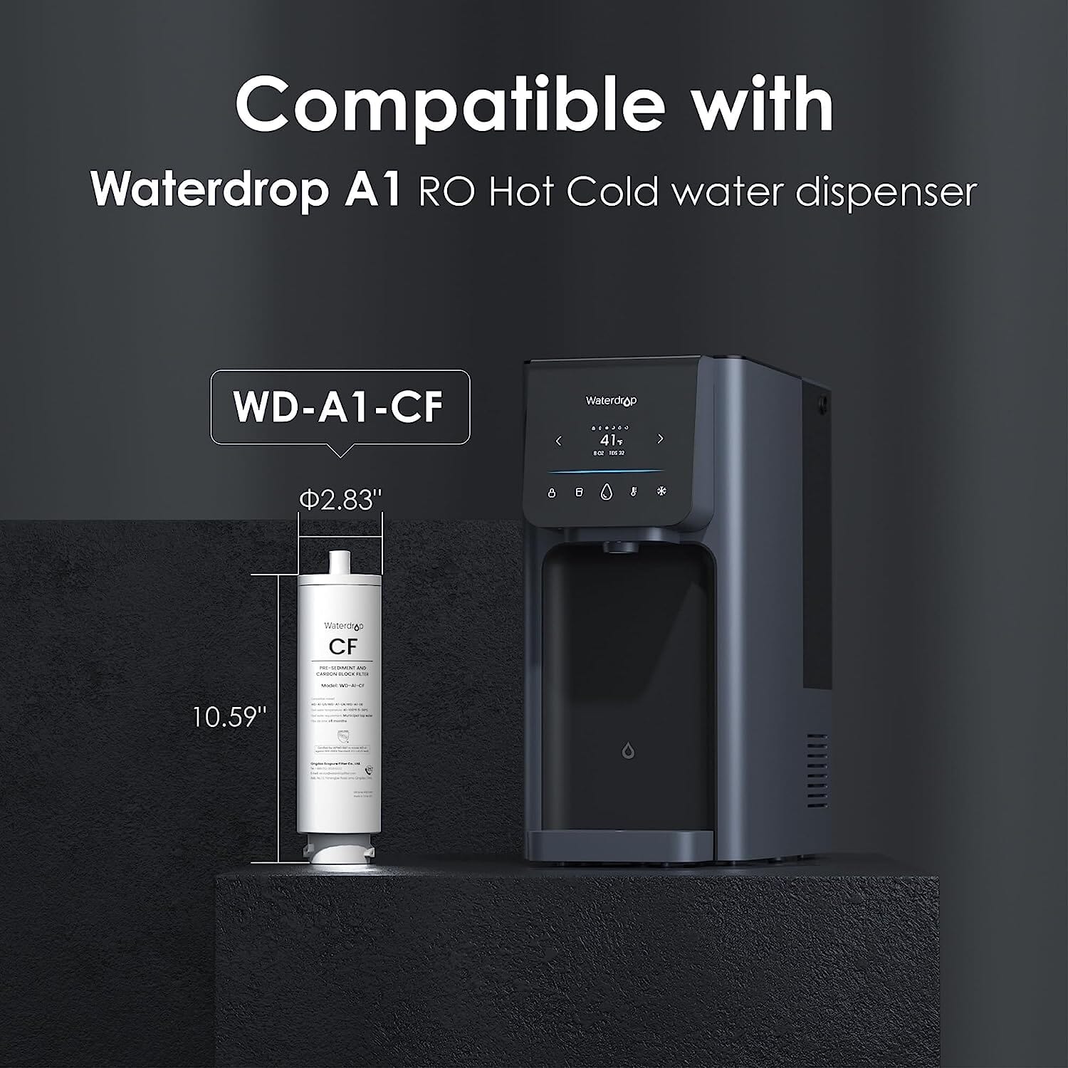 WD-A1-CF Filter for A1 RO Hot Cold Water System