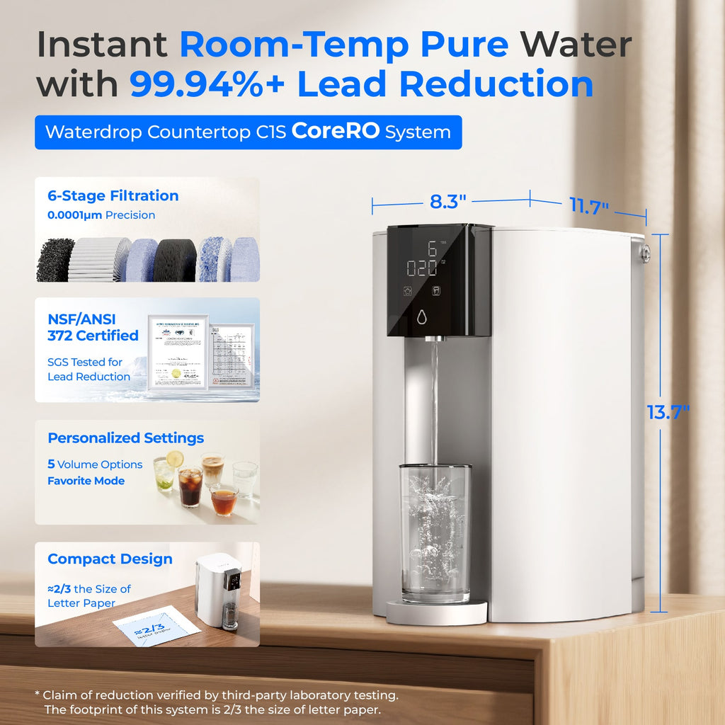 Waterdrop C1S Countertop Core RO Water System