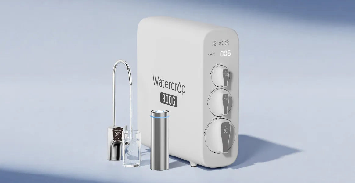 800 GPD Tankless RO System with UV Sterilizing Light - Waterdrop G3P800
