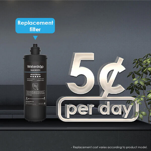 Less future replacement cost