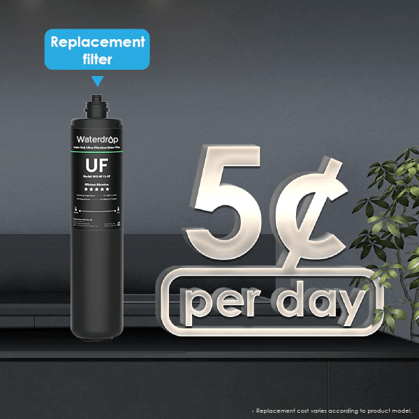 Less future replacement cost