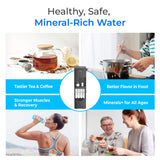 Waterdrop Y1CH Mineral Reverse Osmosis Bottleless Water Cooler, Black