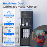 Waterdrop Y1CH Reverse Osmosis Bottleless Water Cooler, Black