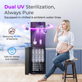 Waterdrop Y1CH Reverse Osmosis Bottleless Water Cooler, Black