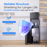 Waterdrop Y1CH Reverse Osmosis Bottleless Water Cooler, Black