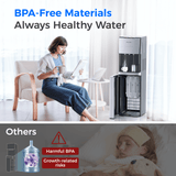 Waterdrop Y1CH-SC 8-Stage Advanced Filtration Bottleless Water Cooler, Silver