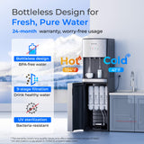 Waterdrop Y1CH Reverse Osmosis Bottleless Water Cooler, Silver