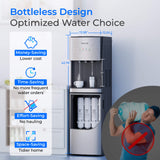 Waterdrop Y1CH Reverse Osmosis Bottleless Water Cooler, Silver